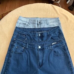 (Set of 3), Stretch Jean, unknown Maker. Never Been Worn 36/32
